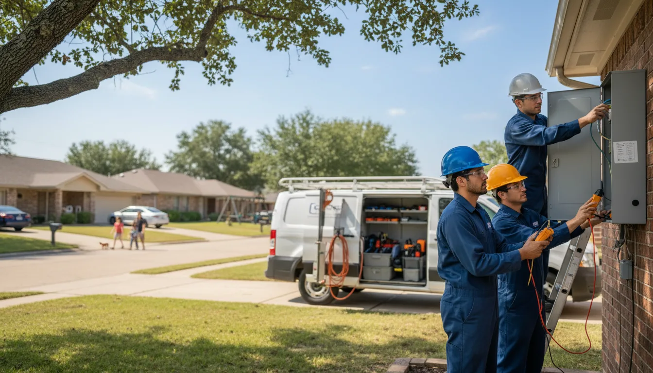 Certified electrician providing emergency electrical services in Holden, LA